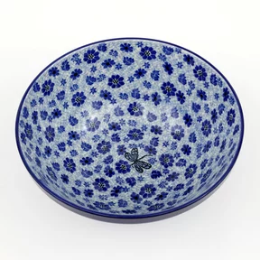 Miska ceramiczna 056 h-10cm <br> 1443X Ważka w kwiatach